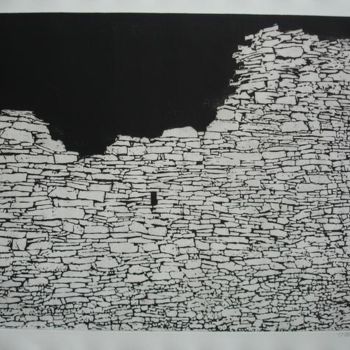 Drawing titled "1980 MUR A GOULT  G…" by Michel Moskovtchenko, Original Artwork, Other