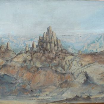 Peinture intitulée "DENTELLES MONTMIRAIL" par Michel Moskovtchenko, Œuvre d'art originale