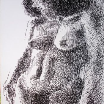 Drawing titled "MARISE II" by Michel Moskovtchenko, Original Artwork, Other