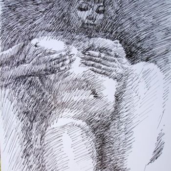 Drawing titled "SATISFACTION" by Michel Moskovtchenko, Original Artwork, Other