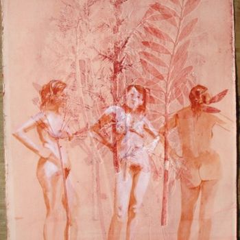 Disegno intitolato "ANNIE LA GRANDE AU…" da Michel Moskovtchenko, Opera d'arte originale, Altro