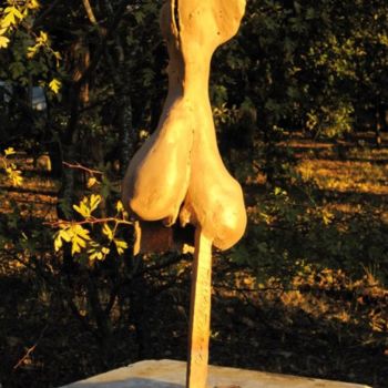 Escultura intitulada "FEMININE" por Michel Moskovtchenko, Obras de arte originais, Metais