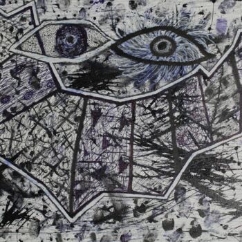 Картина под названием "despair" - Mosson, Подлинное произведение искусства, Чернила
