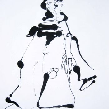 「couple 1」というタイトルの絵画 Laurence Mototによって, オリジナルのアートワーク, オイル