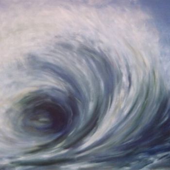 Pittura intitolato "L'onda" da Motti Bruna, Opera d'arte originale