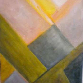 Pintura titulada "Lanscape/Abstract" por Guy Art Gallery Vancouver, Obra de arte original