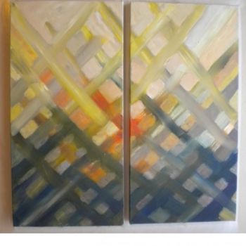 Painting titled "Lancape2/Abstract p…" by Guy Art Gallery Vancouver, Original Artwork