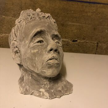 Sculpture titled "27" by Mouche, Original Artwork, Clay