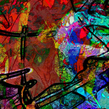 Arte digital titulada "Golgotha.jpg" por Pascal Moulin, Obra de arte original, Trabajo Digital 2D