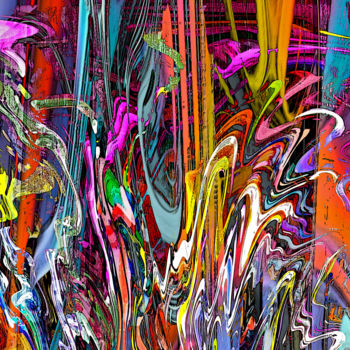 Digital Arts titled "Frénésie.jpg" by Pascal Moulin, Original Artwork, 2D Digital Work