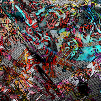 Digitale Kunst mit dem Titel "Déchets.jpg" von Pascal Moulin, Original-Kunstwerk, 2D digitale Arbeit