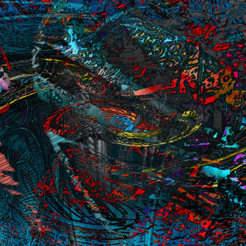 Arte digitale intitolato "Ecosystème.jpg" da Pascal Moulin, Opera d'arte originale, Lavoro digitale 2D
