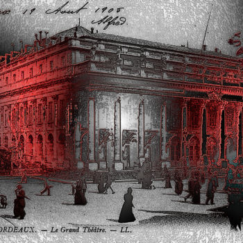 Digital Arts titled "Bordeaux des Lumièr…" by Pascal Moulin, Original Artwork, 2D Digital Work