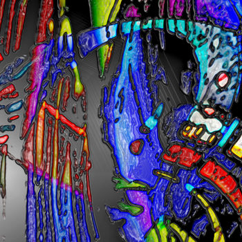 Digital Arts titled "Color Hit.jpg" by Pascal Moulin, Original Artwork, 2D Digital Work