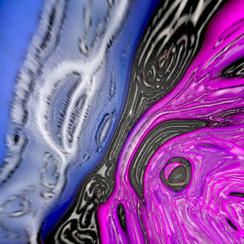 Digitale Kunst mit dem Titel "Frozen pink.jpg" von Pascal Moulin, Original-Kunstwerk, 2D digitale Arbeit