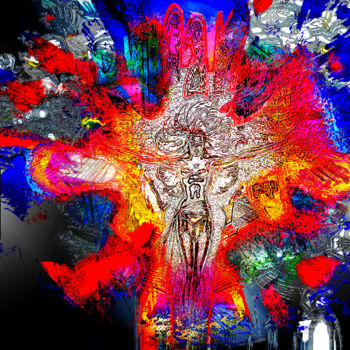 Artes digitais intitulada "Phoenix resurrectio…" por Pascal Moulin, Obras de arte originais, Trabalho Digital 2D