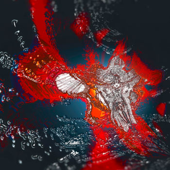 Arte digital titulada "Phoenix resurrectio…" por Pascal Moulin, Obra de arte original, Trabajo Digital 2D