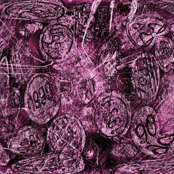 Digitale Kunst mit dem Titel "Abstract artefact 83" von Pascal Moulin, Original-Kunstwerk, 2D digitale Arbeit