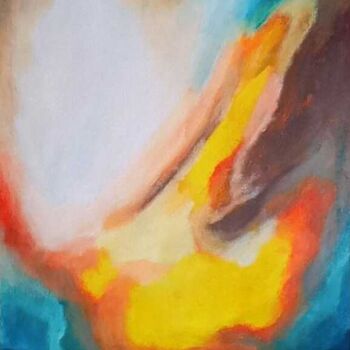 Painting titled "Dancing in the suns…" by M.Akebli, Original Artwork, Acrylic