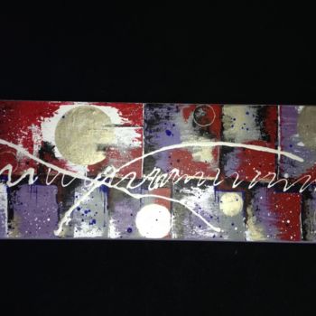 Peinture intitulée "" Eclat "" par Mounia Loukriss, Œuvre d'art originale, Acrylique