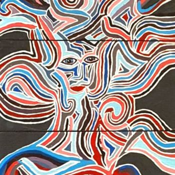 Pittura intitolato "energies.jpg" da Mounya Ammor, Opera d'arte originale, Acrilico