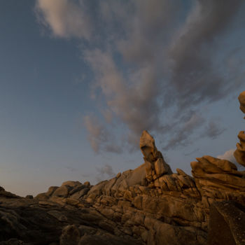 Fotografia zatytułowany „Rochers de Campomoro” autorstwa William Moureaux, Oryginalna praca, Fotografia cyfrowa Zamontowany…