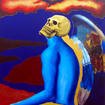 Peinture intitulée "The fallen angel" par Moushegh Karavartanian, Œuvre d'art originale, Acrylique