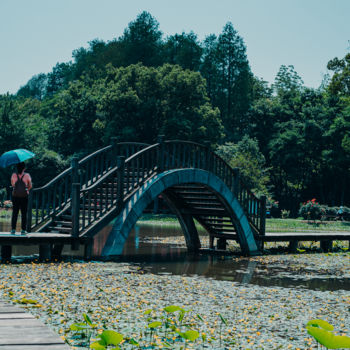 Фотография под названием "мост через озеро" - Alexander Kovalenko, Подлинное произведение искусства, Цифровая фотография