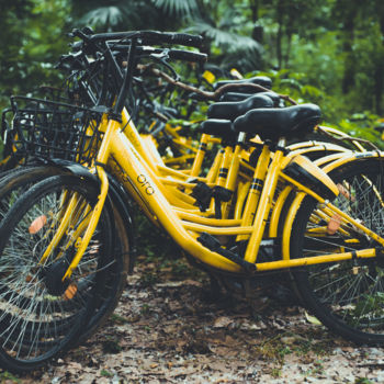 Fotografie getiteld "велосипеды" door Alexander Kovalenko, Origineel Kunstwerk, Digitale fotografie