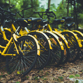 Fotografie mit dem Titel "велосипеды 3" von Alexander Kovalenko, Original-Kunstwerk, Digitale Fotografie