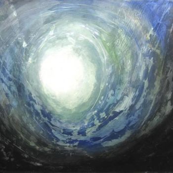 Painting titled "Abyss 1" by Marielle Bonnefoi-Peterson, Original Artwork