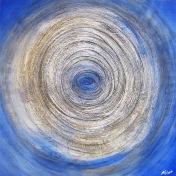 Pintura intitulada "vortex 1" por Marielle Bonnefoi-Peterson, Obras de arte originais