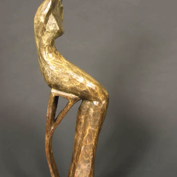 Sculpture intitulée "POSING" par Marie-Pierre Philippe-Lohézic (MPPL-ART), Œuvre d'art originale, Bronze