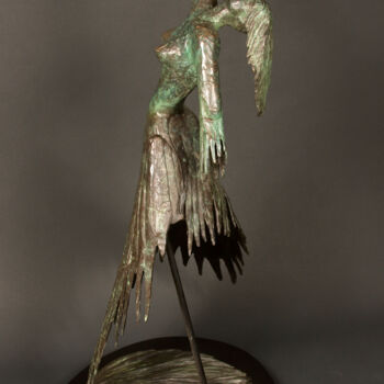 Sculpture intitulée "MASQUARADE" par Marie-Pierre Philippe-Lohézic (MPPL-ART), Œuvre d'art originale, Bronze