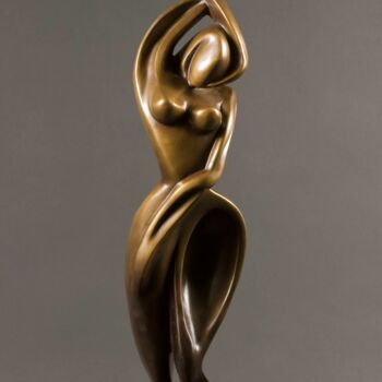 Sculpture titled "SENSUOUS" by Marie-Pierre Philippe-Lohézic (MPPL-ART), Original Artwork, Bronze