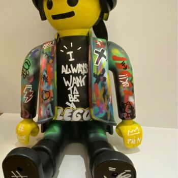 Sculpture titled "I always want to be…" by Mr Popart, Original Artwork, Acrylic