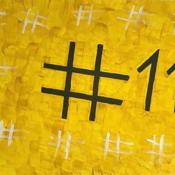 Painting titled "#11" by Pax, Original Artwork, Oil