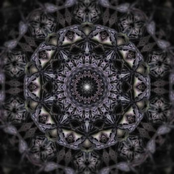 Цифровое искусство под названием "Mellow Mandala" - Mrn, Подлинное произведение искусства, 2D Цифровая Работа