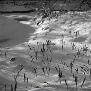 Fotografia intitolato "Ayers's Cliff snow" da Michel Robitaille, Opera d'arte originale