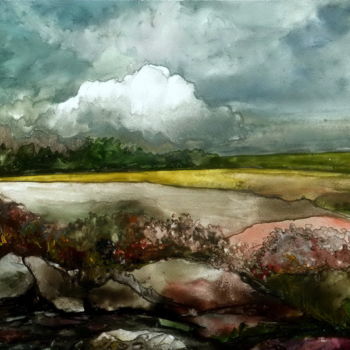 Peinture intitulée "Fresh and wet" par Mike Satcher, Œuvre d'art originale, Aquarelle