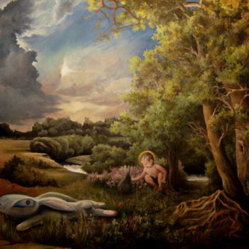 Картина под названием "Heaven" - Mike Satcher, Подлинное произведение искусства, Другой