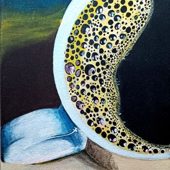 Картина под названием "CC" - Mskal, Подлинное произведение искусства, Акрил Установлен на Деревянная рама для носилок