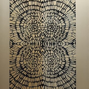 Malarstwo zatytułowany „Hypnose” autorstwa Mskal, Oryginalna praca, Farba w spray'u Zamontowany na Drewniana rama noszy