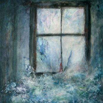 Painting titled "DELUGE INTERIEUR" by Marie-Sylvie Riviere, Original Artwork