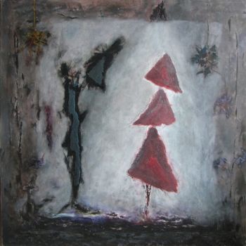 Pintura intitulada "Tango" por Marie-Sylvie Riviere, Obras de arte originais
