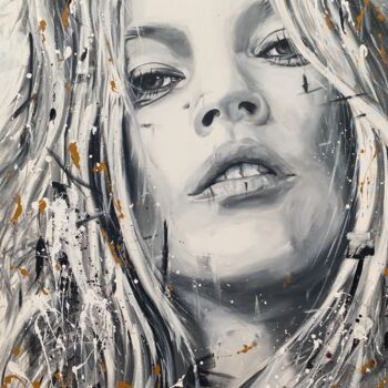 Malerei mit dem Titel "Kate" von Michael Edery, Original-Kunstwerk, Acryl