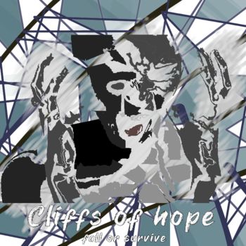 Digitale Kunst mit dem Titel "Clifft of hope" von Muhammad Reval, Original-Kunstwerk, Digitale Malerei
