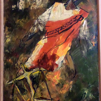 Pintura titulada "Понтий Пилат. Ponti…" por Olga Mukhariamova, Obra de arte original, Oleo