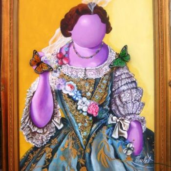 Painting titled ""Madame X"" by Modesto Mulet, Original Artwork, Other