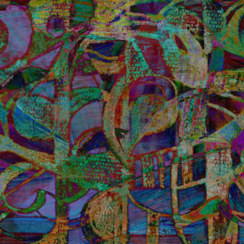Digitale Kunst mit dem Titel "The Evening Melody." von Munir Akhmejanov, Original-Kunstwerk, Digitale Malerei